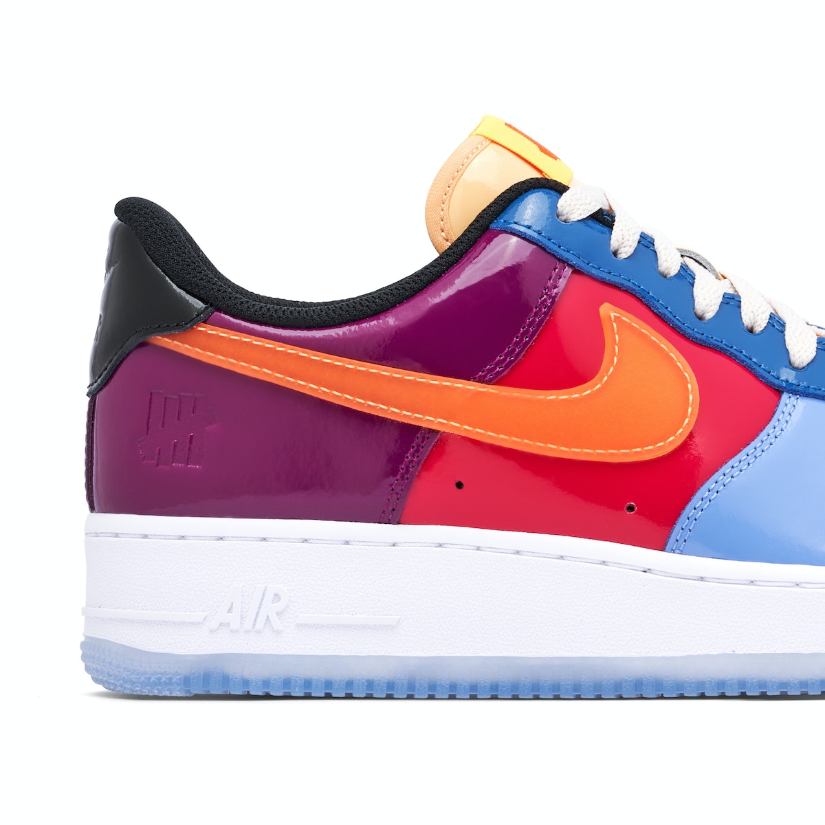 Nike Air Force 1 Low X Undefeated Multi Patent Total Orange