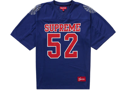 Supreme Spiderweb Football Jersey 'Navy'