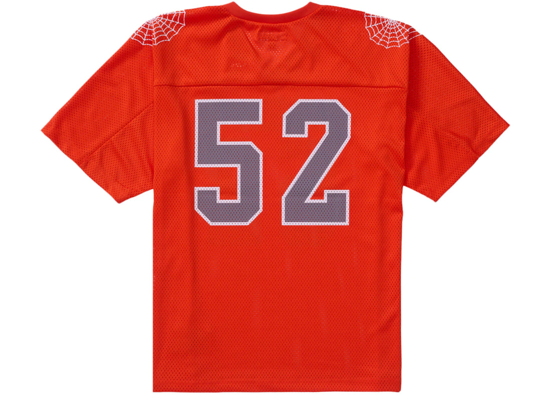 Supreme Spiderweb Football Jersey 'Orange'