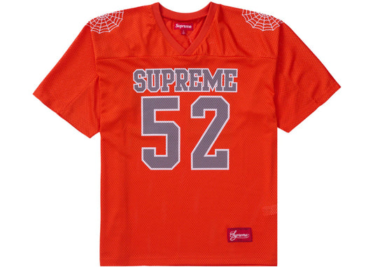 Supreme Spiderweb Football Jersey 'Orange'