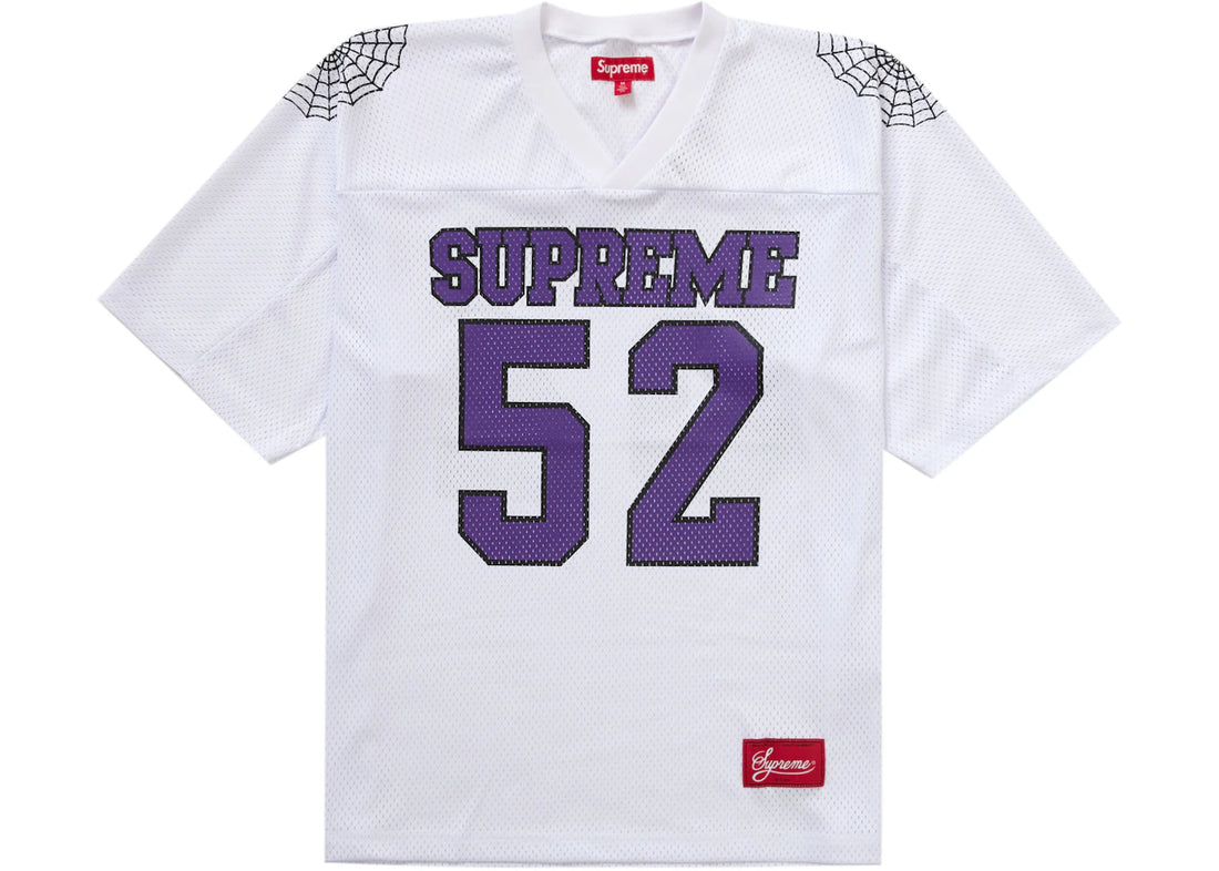 Supreme Spiderweb Football Jersey 'White'