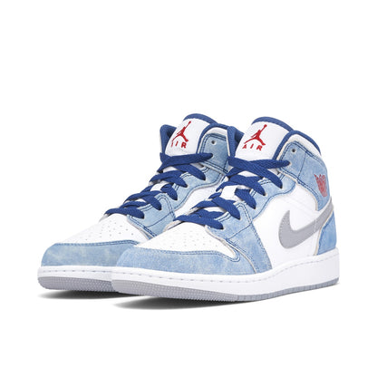 Air Jordan 1 Mid SE French Blue GS