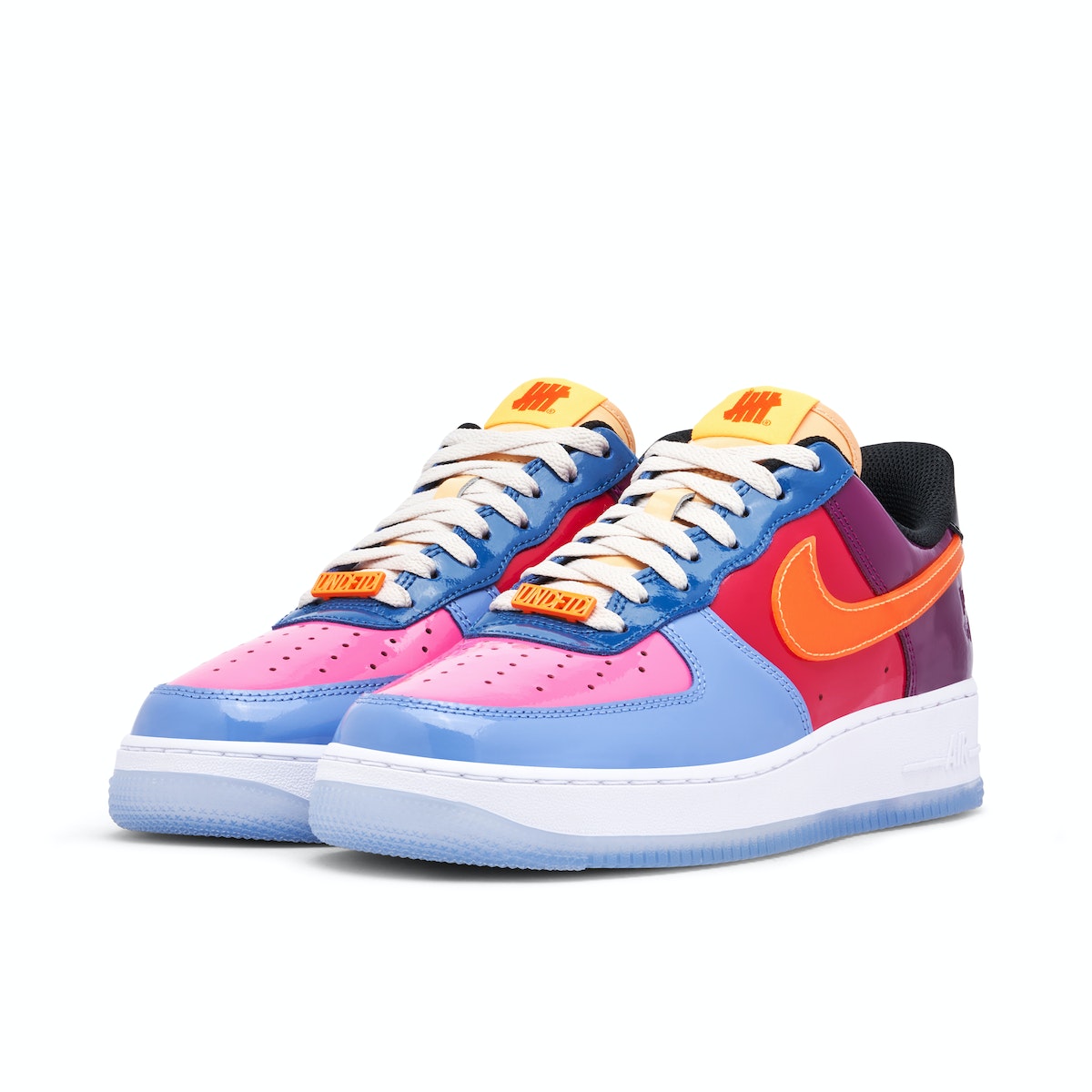 Nike Air Force 1 Low X Undefeated Multi Patent Total Orange