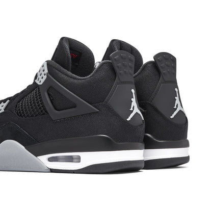 Air Jordan 4 Retro Black Canvas